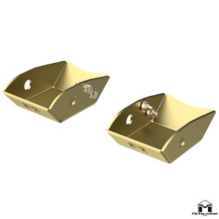 Rear Shock Skid Plates - Ford Bronco 6G | MetalCloak