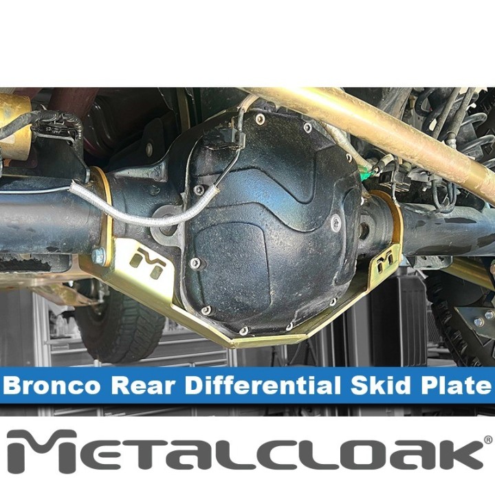 M220 [3rd Gen D44] Rear Differential Skid Plate - Ford Bronco 6G | MetalCloak