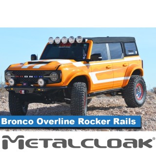 Overline Rocker Rails - Ford Bronco 6G | MetalCloak