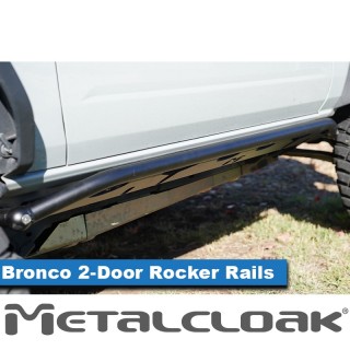 Overline Rocker Rails - Ford Bronco 6G | MetalCloak
