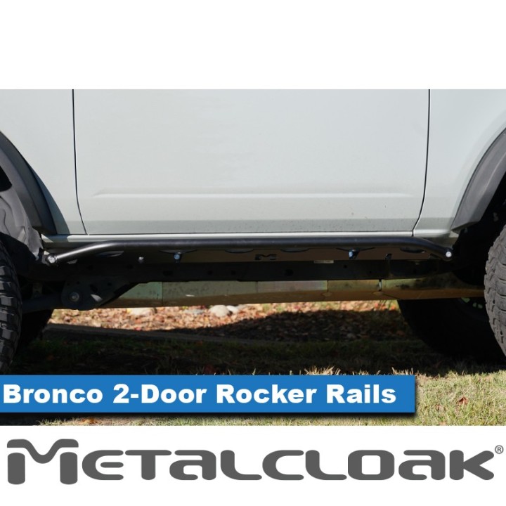 Overline Rocker Rails - Ford Bronco 6G | MetalCloak