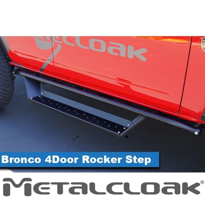 4-Door Bolt-On Rocker Step Kit - Ford Bronco 6G | MetalCloak