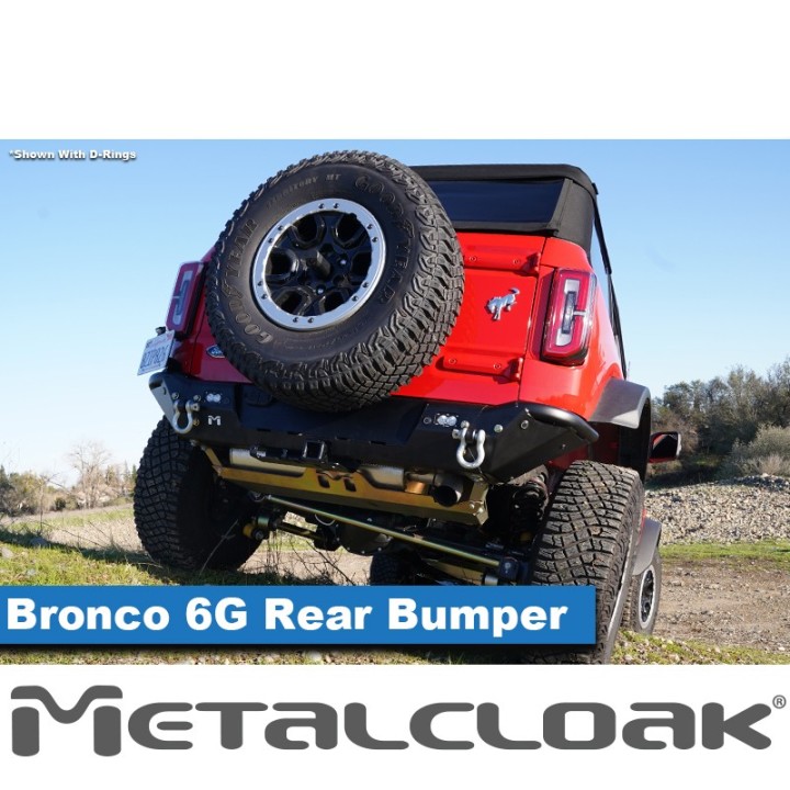 Rear Bumper System - Ford Bronco 6G | MetalCloak