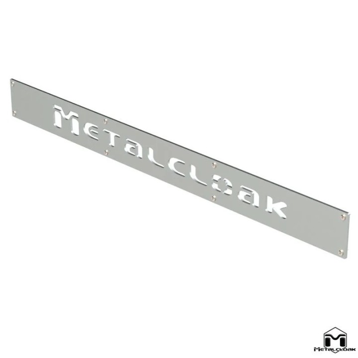 TJ/LJ Wrangler Tail Gate "Finish" Plate, Aluminum METALCLOAK
