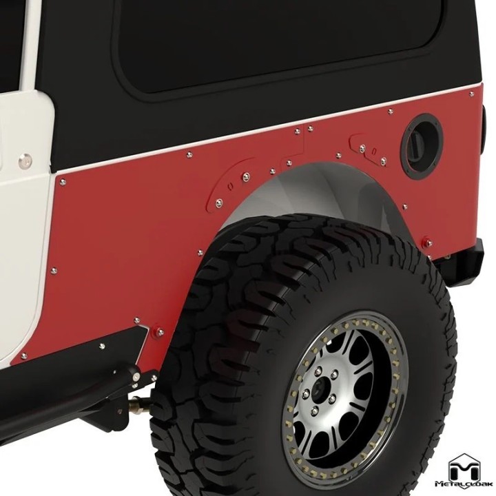 LJ Wrangler Extended Corner Guards, Pair METALCLOAK