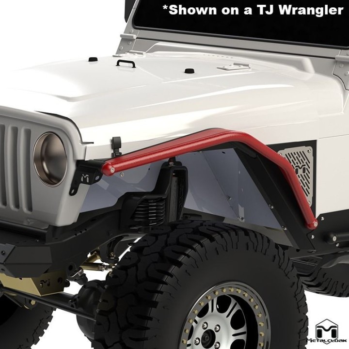 4" Arched Front Flare - Jeep Wrangler TJ/LJ | MetalCloak