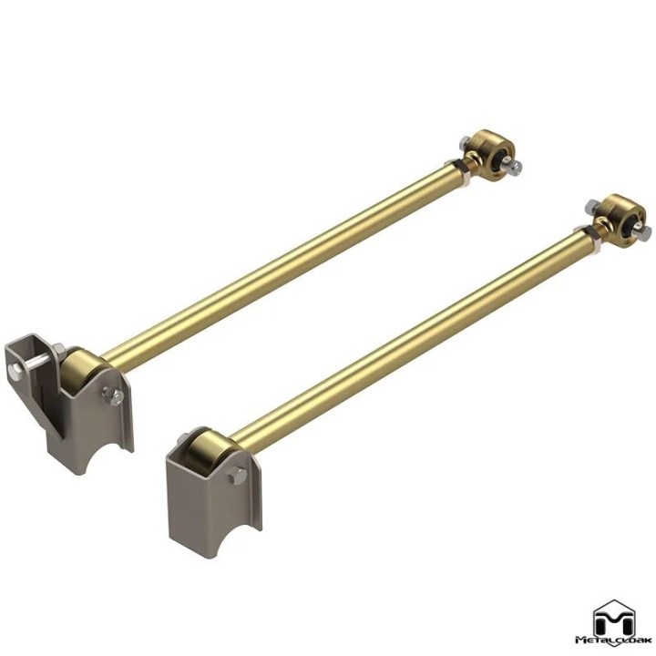 Rear Upper Long Arms with Weld-On Brackets, Pair, TJ METALCLOAK
