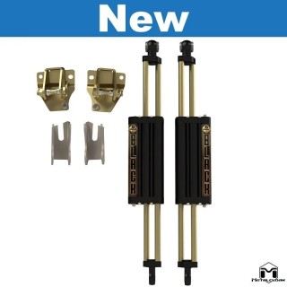 6Pak BLACK Rear Shocks 3.5" - Jeep Wrangler TJ/LJ | MetalCloak