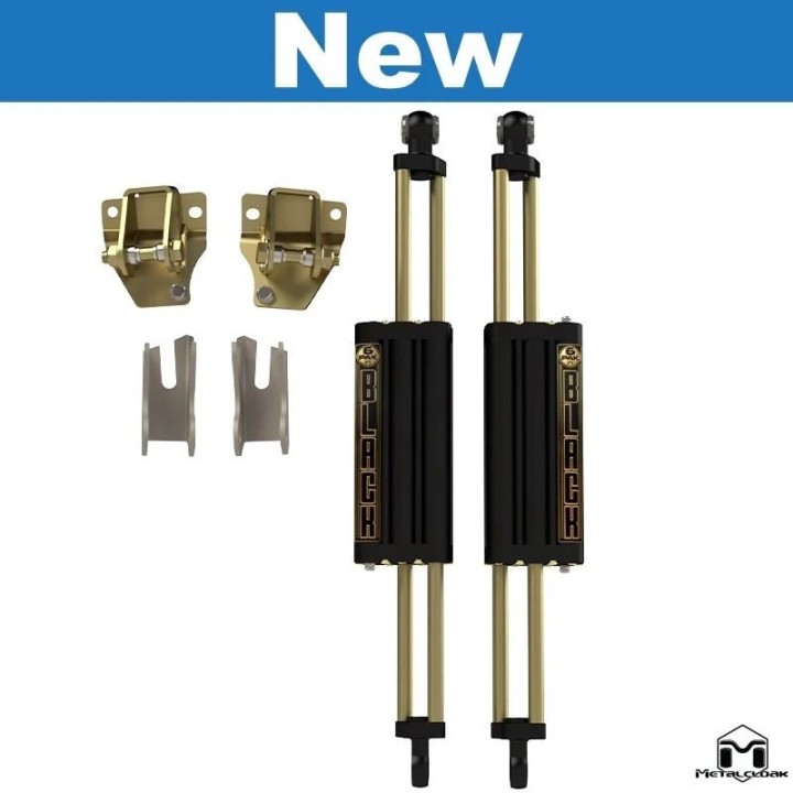 6Pak BLACK Rear Shocks 3.5" - Jeep Wrangler TJ/LJ | MetalCloak