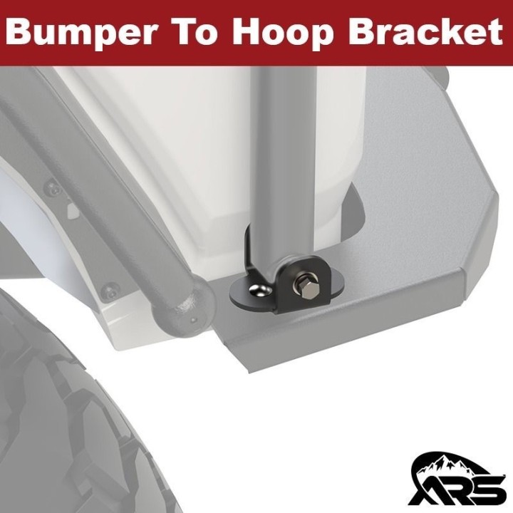 Rear ARS Hoop Bumper Mount for MetalCloak Bumper, JL Wrangler - view 2