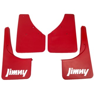 Suzuki Jimny JB74 Red Mud Flaps, Set of 4 Nomadtech