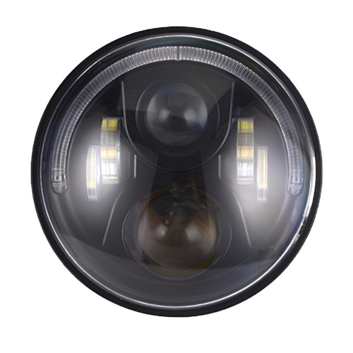 7'' LED Headlight E9 - Wrangler JK, Defender, Patrol