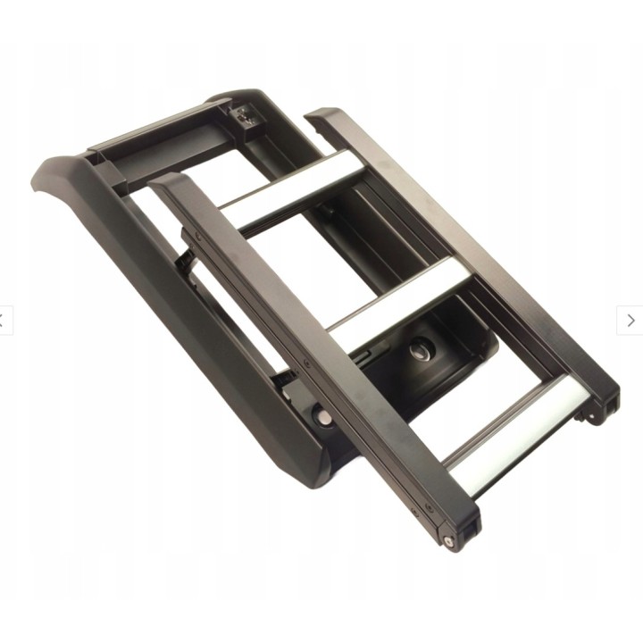 Aluminum Platform Roof Rack with Telescoping Ladder, Wrangler JL 2D Nomadtech - view 5