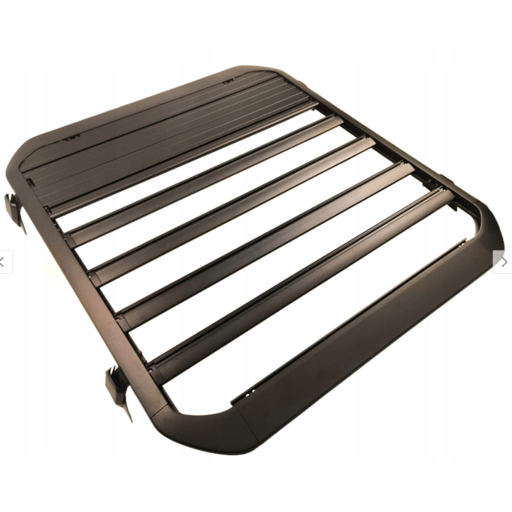 Aluminum Roof Rack Platform with Telescoping Ladder Wrangler JL 4-Door Nomadtech - view 2