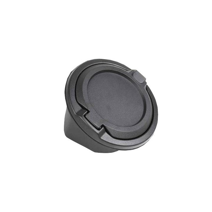 Locking Fuel Filler Door Jeep Wrangler JL, Black Aluminum Nomadtech - view 7