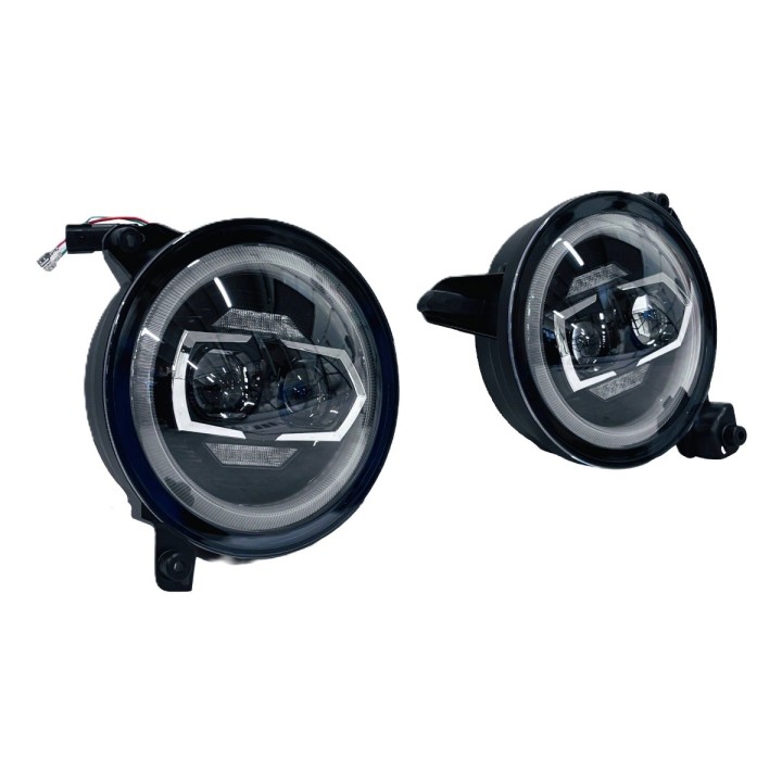 9″ LED Headlights Wrangler JL / Gladiator DRL, Pair