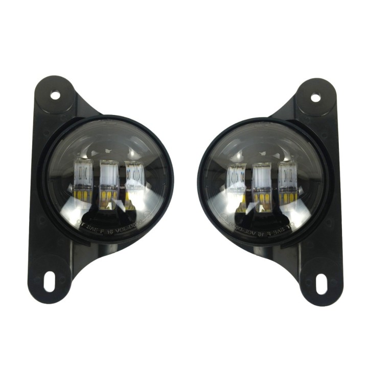 LED Fog Lights Jeep Wrangler JK Anniversary Bumper