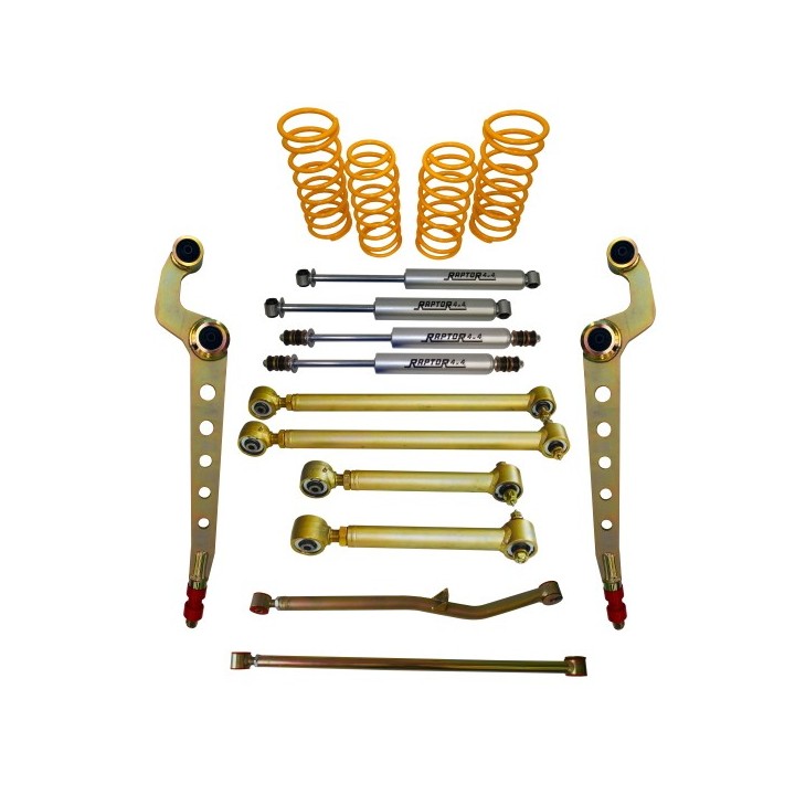 Raptor 4x4 Complete Suspension Lift Kit +4" (10 cm) for Nissan Patrol Y61 3-Door - view 2