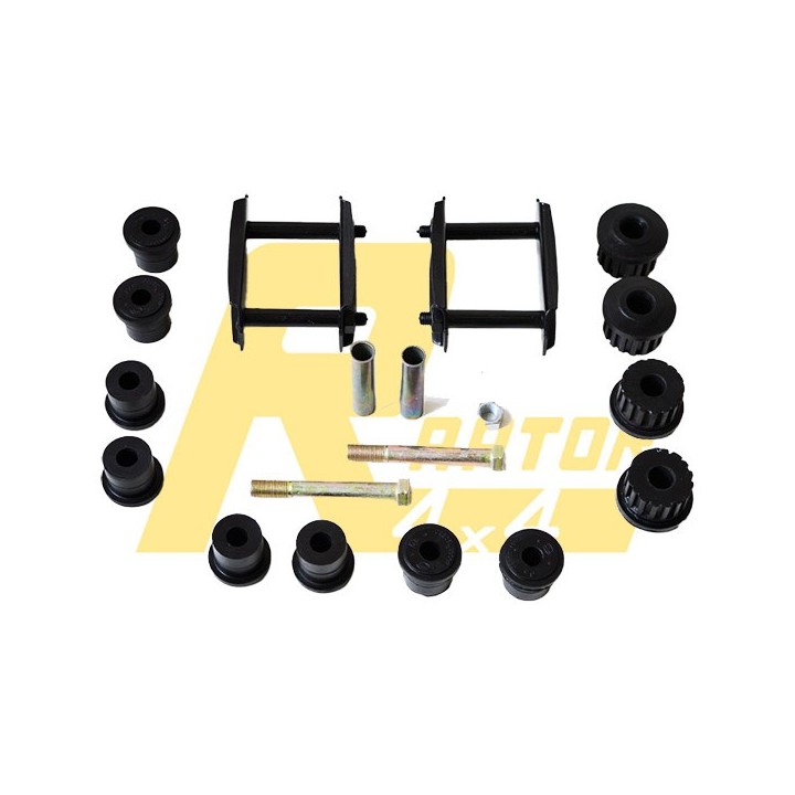 Rear Leaf Spring Rebuild Kit Suzuki Samurai (shackles, bushes, bolts) Raptor 4x4 - view 2