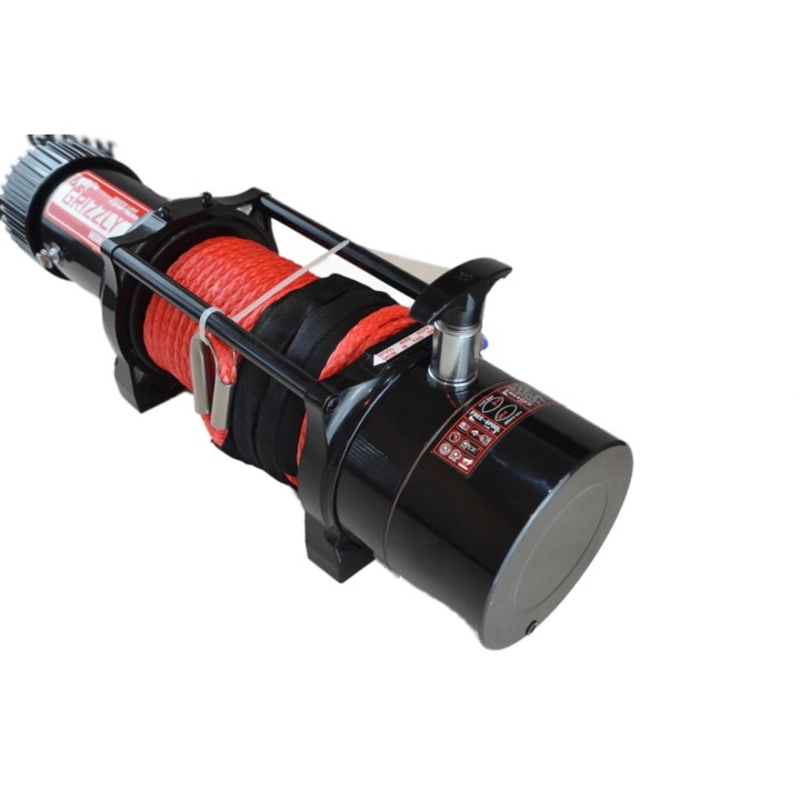 Grizzly Winch 12000 lbs 72.5:1, Air Free Spool 12V