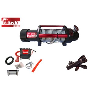 Grizzly Winch 13000 lbs 150:1 Steel Cable Winch 12V Nomadtech - view 2