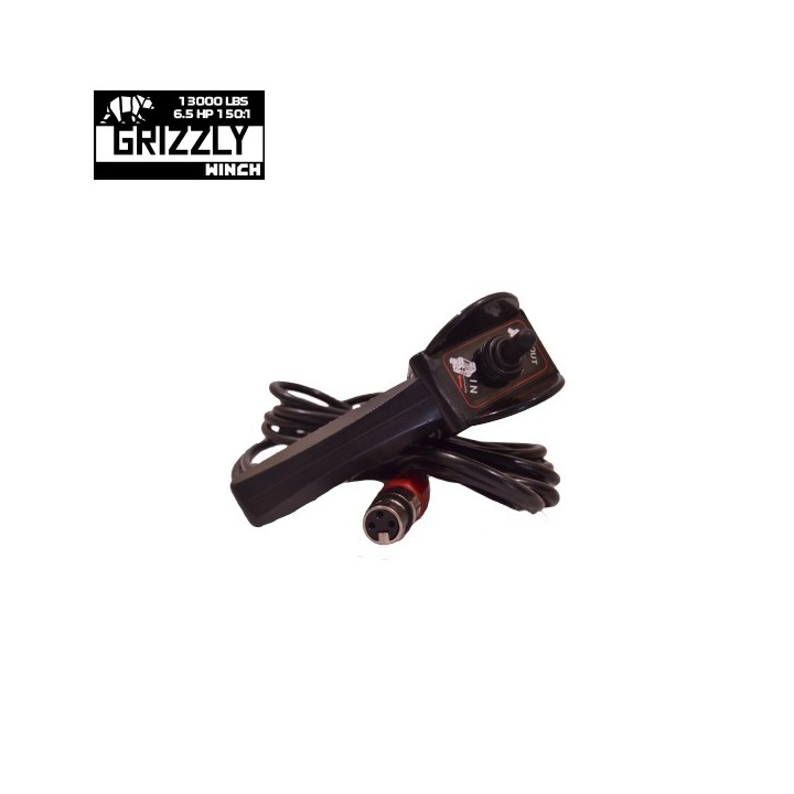 Grizzly Winch 13000 lbs 150:1 Steel Cable 25 m 12V