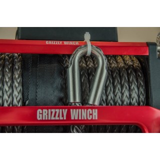 Grizzly Winch 13000 lbs 180:1 Synthetic Rope IP68 Nomadtech - view 2