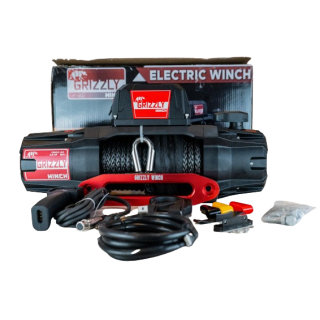 Grizzly Winch 13500 lbs 150:1 Synthetic Rope Winch 12V Nomadtech - view 2