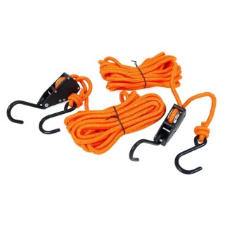EFS Quick Release Ratchet Rope Tie Downs 5 m, 6 mm — set of 2 EFS4WD