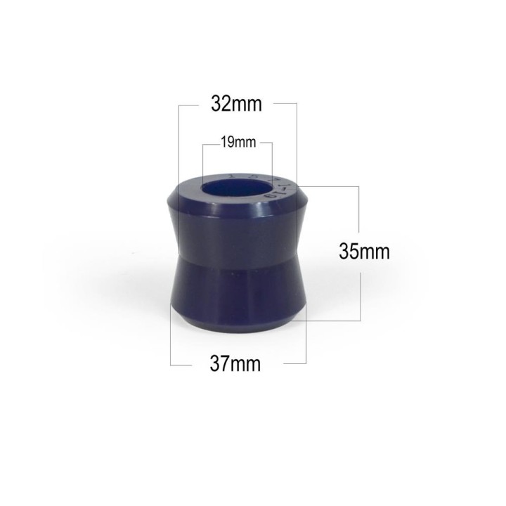 EFS shock absorber bush, 80 Duro polyurethane — 35 x 37/32 x 19 mm EFS4WD - view 2