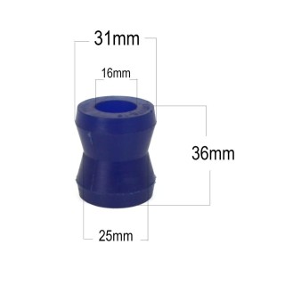 EFS Shock Absorber Bush, 80 Duro Polyurethane, 16 mm Bore — Jeep Grand Cherokee ZJ/WJ EFS4WD - view 2