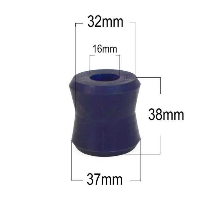 EFS Shock Absorber Bush, 80 Duro Polyurethane, 38 x 37/32 x 16 mm EFS4WD - view 2