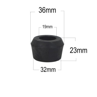 EFS rubber shock absorber half-bush — 19 mm bore, 40/32 x 52 x 16 mm EFS4WD - view 2