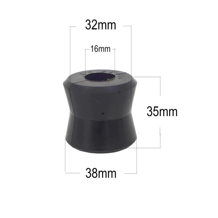 EFS Polyurethane Shock Absorber Bush, Type EB2, 16 mm Bore, 35 mm Long EFS4WD - view 2