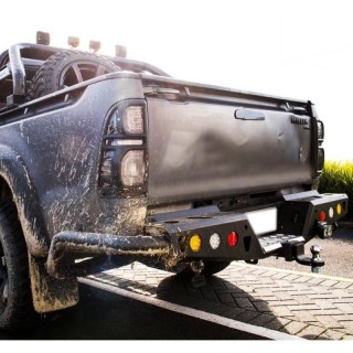 EFS Steel Rear Bumper LED — Toyota Hilux Revo 2015+