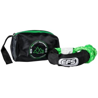 EFS Recon Soft Shackle 14 t, Green — UHMWPE 4x4 Rope