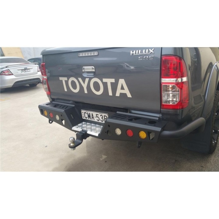 EFS Steel Rear Bumper LED — Toyota Hilux Vigo 05-15