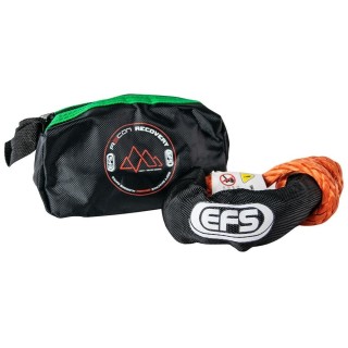 EFS Recon Soft Shackle 14 t, Orange — UHMWPE 4x4 Rope