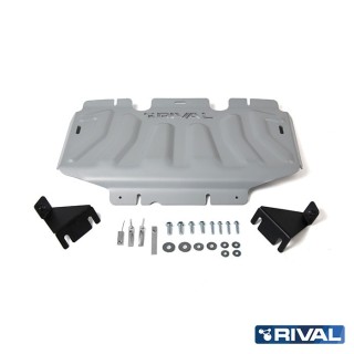 Rival Radiator Protection Plate Aluminium 6 mm — Nissan Navara D23/D40, Frontier, Pathfinder R51, Mercedes X-Class