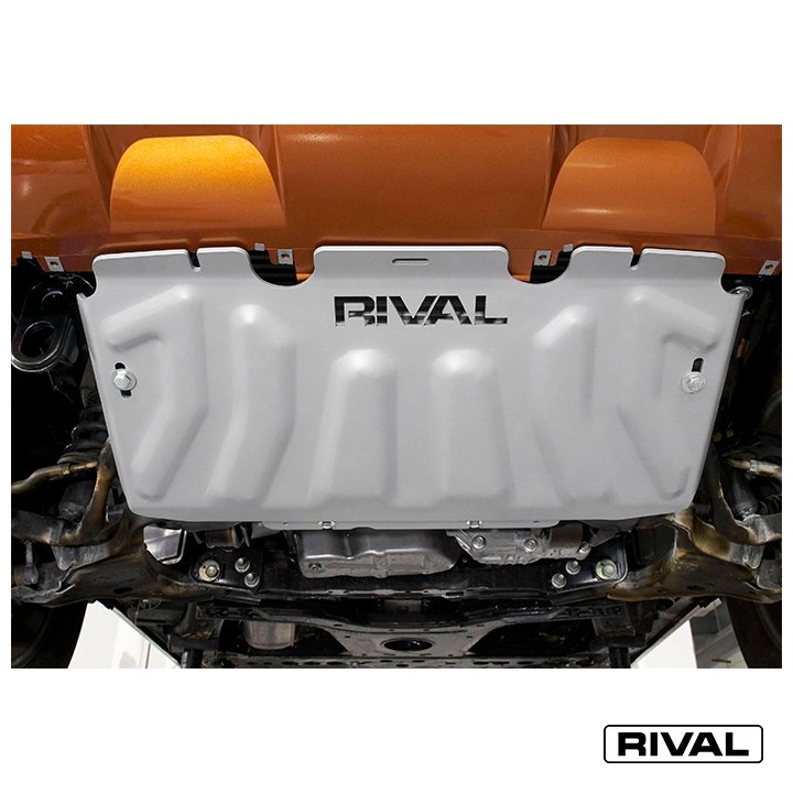 Rival Radiator Protection Plate Aluminium 6 mm — Nissan Navara D23/D40, Frontier, Pathfinder R51, Mercedes X-Class - view 2