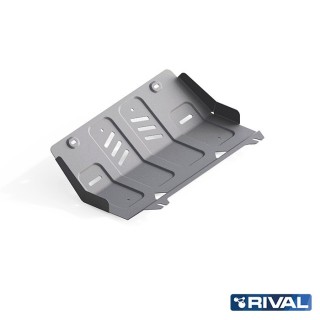 Rival Radiator Protection Plate Aluminium 6 mm — Mitsubishi L200 2015-2023, Pajero Sport 2016-, Fiat Fullback 2016-2020