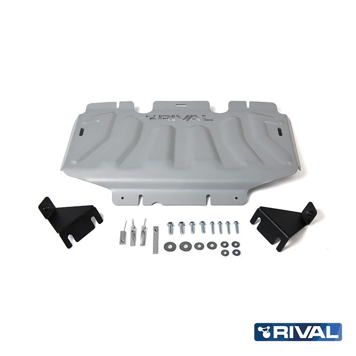 Rival Radiator Protection Plate, Aluminium 4 mm, Nissan Navara D40 and D23, Pathfinder R51 2004-2021 - view 2