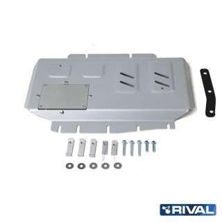 Rival Engine Protection Plate Aluminium 6 mm — Nissan Navara D23/D40, Frontier, Pathfinder R51, Mercedes X-Class
