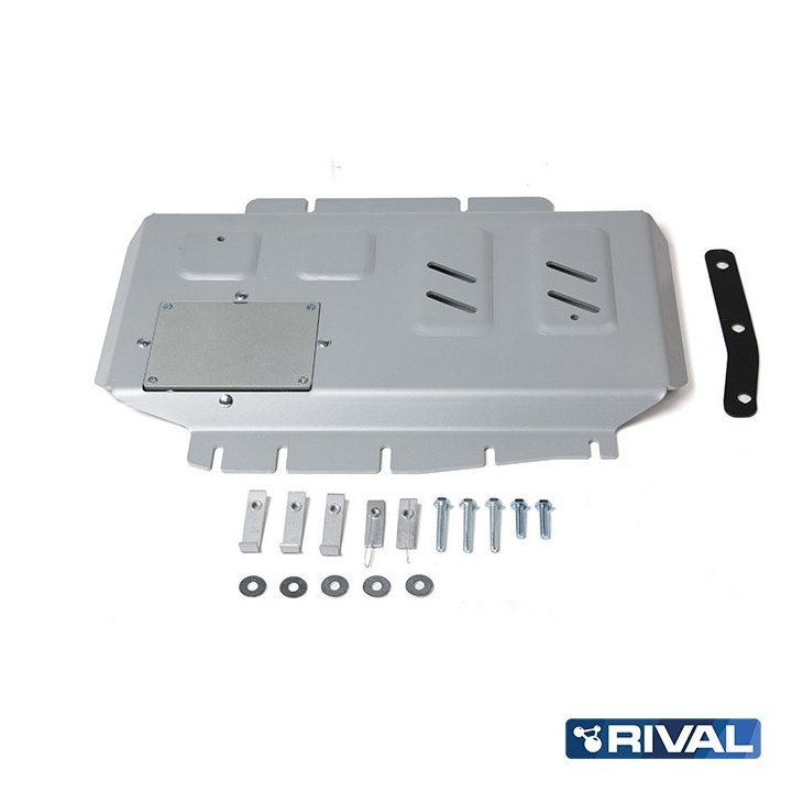 Rival Engine Protection Plate Aluminium 6 mm — Nissan Navara D23/D40, Frontier, Pathfinder R51, Mercedes X-Class