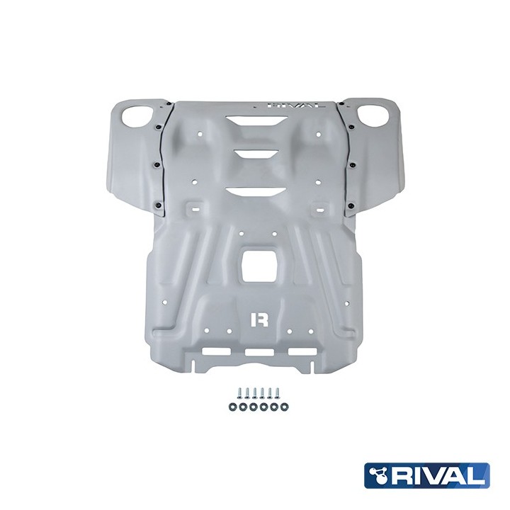 Rival Radiator and Engine Protection Plate, Aluminium 6 mm, Toyota Hilux 2017- 2.8d / Fortuner - view 2