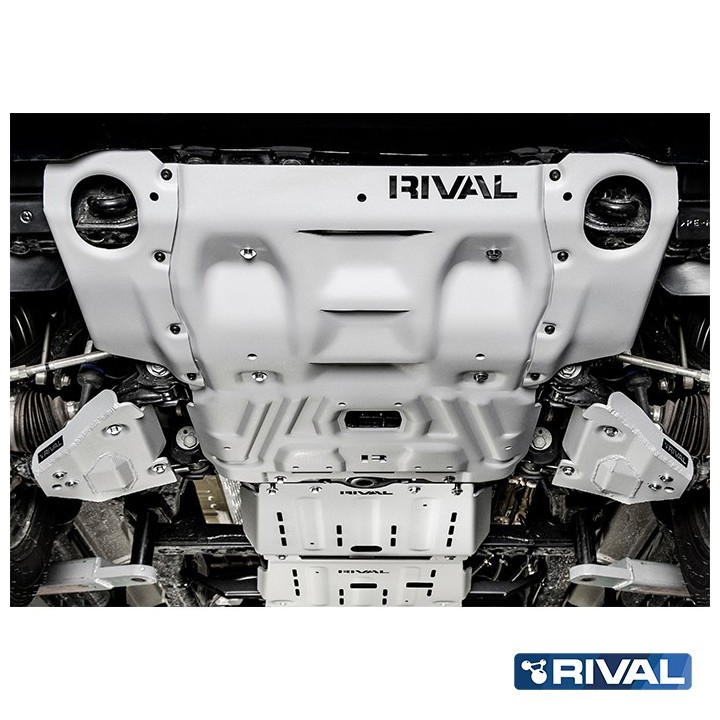 Rival Radiator and Engine Protection Plate, Aluminium 6 mm, Toyota Hilux 2017- 2.8d / Fortuner - view 3