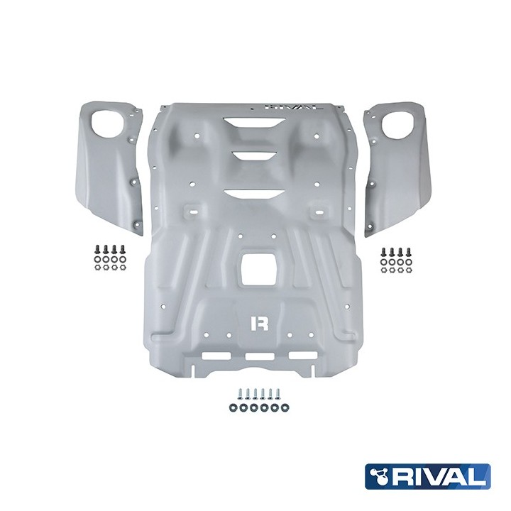 Rival Radiator and Engine Protection Plate, Aluminium 6 mm, Toyota Hilux 2017- 2.8d / Fortuner - view 4