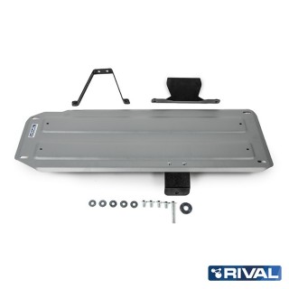 Rival Fuel Tank Protection Plate, Aluminium 6 mm, Mitsubishi L200 2006-2023, 2.5 and 2.4 Diesel