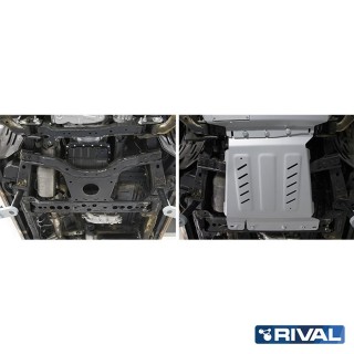 Rival Gearbox Protection Plate, Aluminium 6 mm, Nissan Navara D23 and D40, Frontier, Pathfinder R51 - view 2