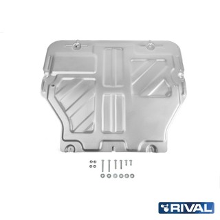 Rival Engine Protection Plate, 3 mm Aluminium, VW Transporter, Caravelle, Multivan 2003-2024